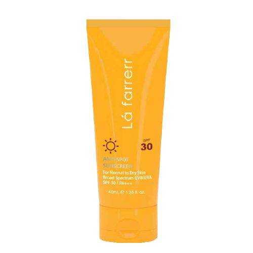 Lafarrerr Anti Spot Sunscreen Normal Dry Skin Spf30 600x600 1 - کرم ضد آفتاب بی رنگ SPF 60 مای