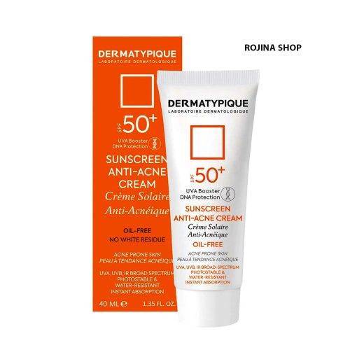 آفتاب پوست چرب و جوش‌دار SPF50 درماتیپیک1 - ضد آفتاب هیدرا رنگ بژ طبیعی پوست خشک درماتیپیک