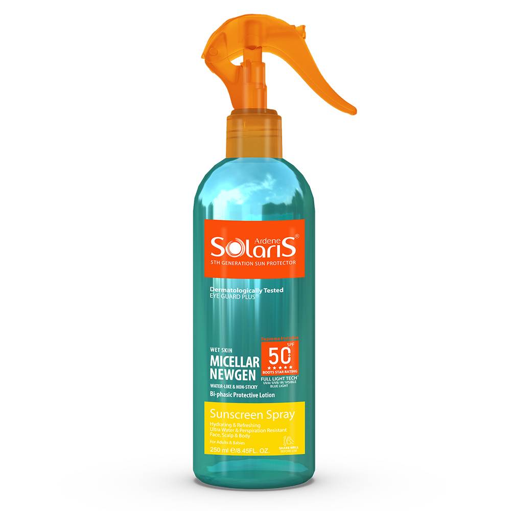 اسپری ضد آفتاب دوفازی سولاریس +SPF 50