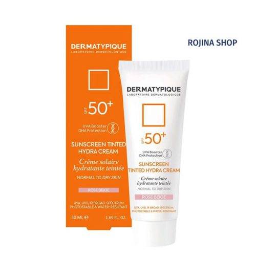 درماتیپیک رز بژ1 - کرم ضد آفتاب و ضد لک بی رنگ لافارر مناسب پوست خشک SPF50