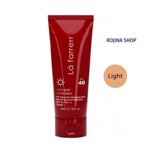 لایت5 - کرم ضد آفتاب و ضد لک بی رنگ لافارر مناسب پوست خشک SPF50