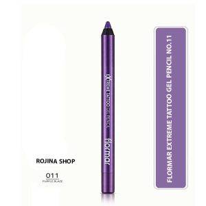 مداد چشم فلورمار اکستریم تاتو 11 رنگ Purple Blaze