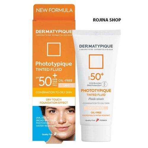 ضدآفتاب رنگی پوست چرب +SPF50 فتوتیپیک بژ روشن درماتیپیک