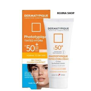 ضد آفتاب رنگی پوست خشک spf50 فتوتیپیک بژ روشن درماتیپیک