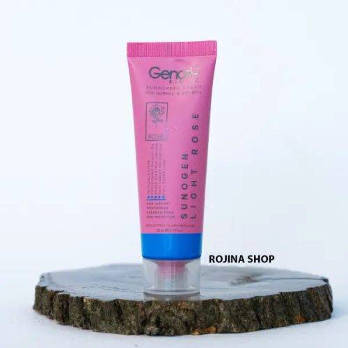 کرم ضد آفتاب ژنوبایوتیک پوست خشک و نرمال رز روشن