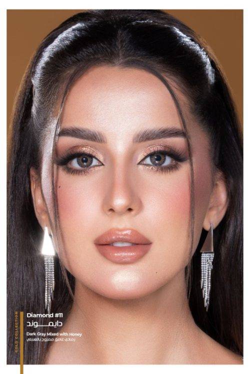 لنز دهب رنگ دیاموند 11