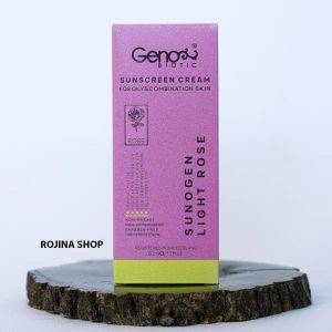 ضد آفتاب ژنوبایوتیک رز روشن پوست چرب SPF 50