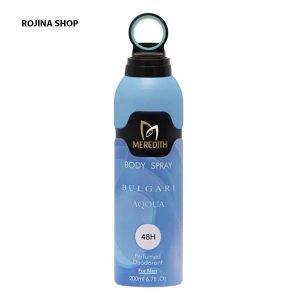 اسپری بدن مردانه مردیت مدل بولگاری آکوا 200ml