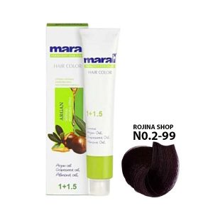 رنگ مو بادمجانی مارال شماره 2.99