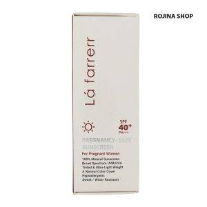 کرم ضد آفتاب رنگی لافارر مناسب دوران بارداری SPF 40