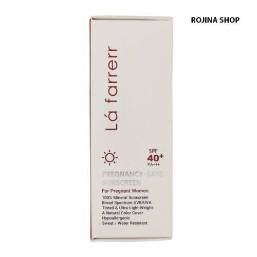 کرم ضد آفتاب رنگی لافارر مناسب دوران بارداری SPF 40