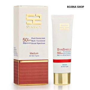 فلوئیدضد آفتابSPF50 رنگ متوسط ساین اسکین