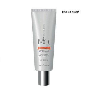 کرم ضد آفتاب نرمال SPF50 بژ روشن ام کیو