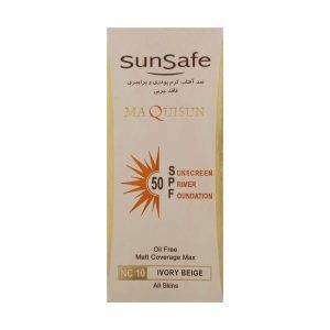 کرم ضد آفتاب سان سیف مکی‌سان SPF50 شماره NC10 رنگ عاجی 40 میل