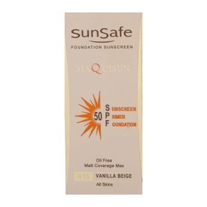کرم ضد آفتاب سان سیف مکی سان N15 Vanilla beige حجم ۴۰ میلی‌لیتر رنگی بژ وانیلی