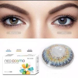 لنز چشم رنگی نئو کاسمو مدل 3TONE - BLUE شماره N311