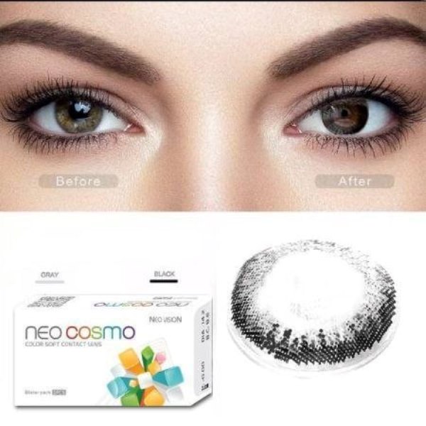لنز چشم رنگی نئو کاسمو مدل RING - GRAY شماره N025