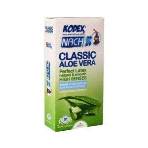 کاندوم کدکس مدل Classic Aloe Vera بسته 12 عددی