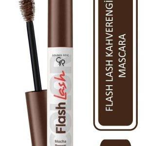 ریمل رنگ قهوه ای شماره 8 گلدن رز مدل Flash Lash